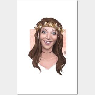 33-Year-Old Lady -- CAN I GET A HELL YEAH -- Jenna Marbles Portrait Posters and Art